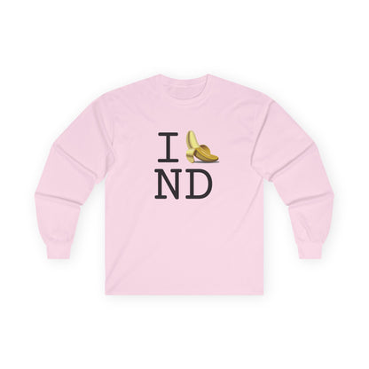 "I'm Bananas about North Dakota" Long Sleeve Shirt