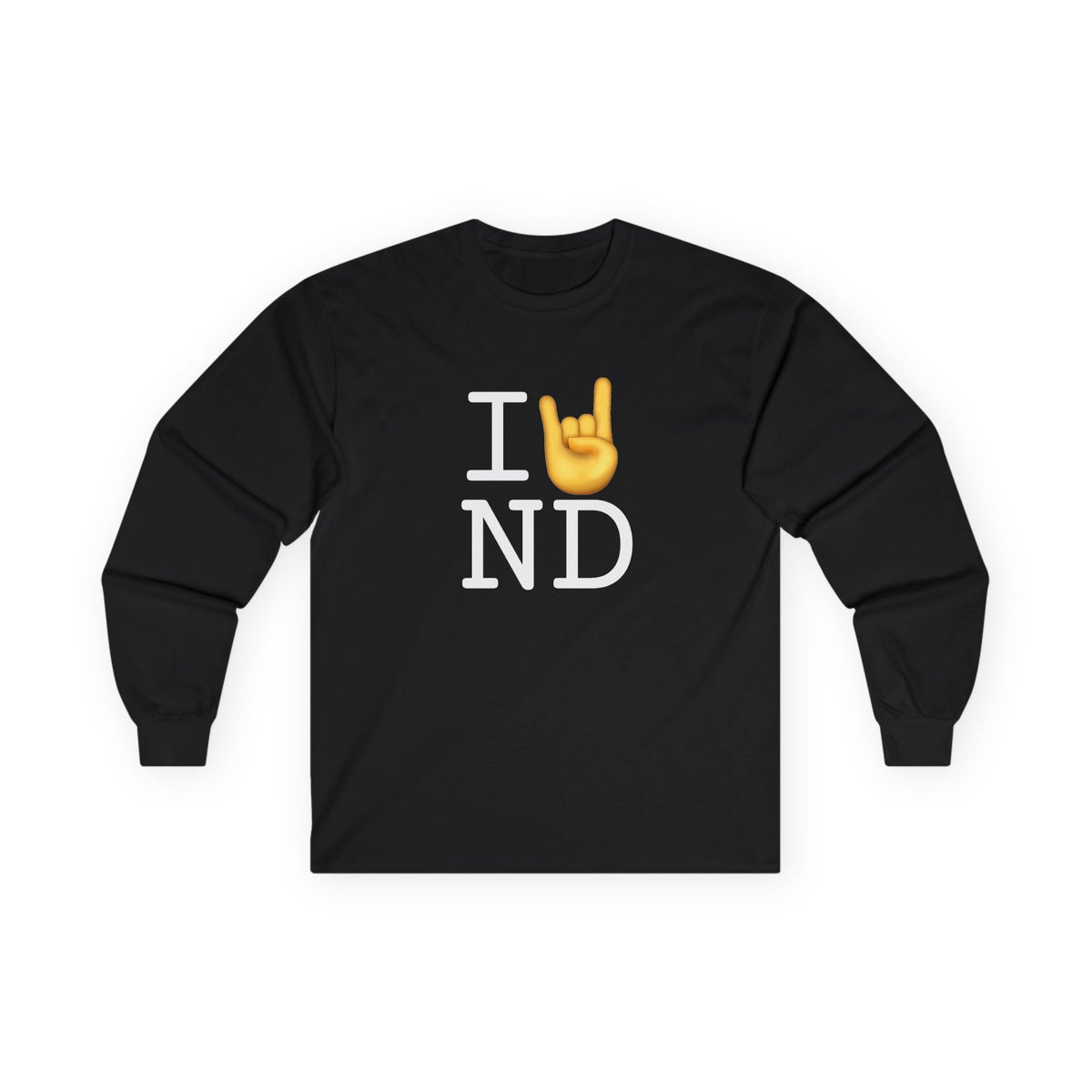 "I Rock On with North Dakota" Long Sleeve Shirt