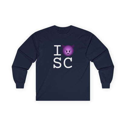 "I'm an Angry Devil about South Carolina" Long Sleeve Shirt