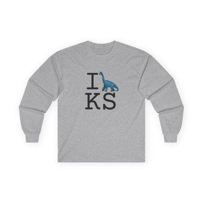 "I'm a Dinosaur in Kansas" Long Sleeve Shirt