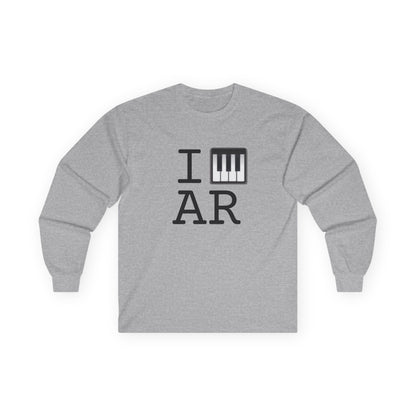 "I Piano Arkansas" Long Sleeve Shirt