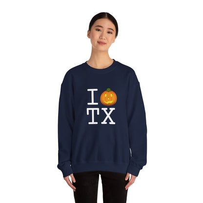 "I Jack-O-Lantern (Pumpkin) Texas" Sweatshirt