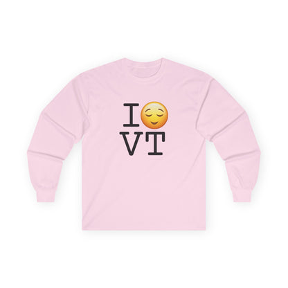"I'm Relieved about Vermont" Long Sleeve Shirt