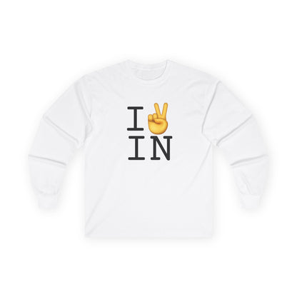 "I Show Peace to Indiana" Long Sleeve Shirt