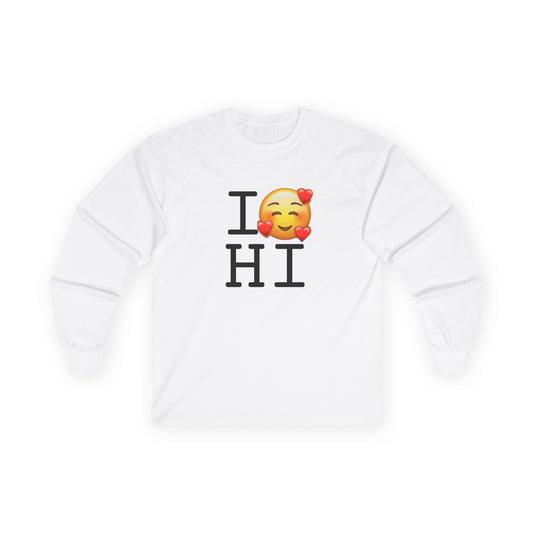"I Adore Hawaii" Long Sleeve Shirt
