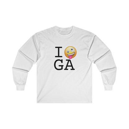 "I'm Crazy about Georgia" Long Sleeve Shirt