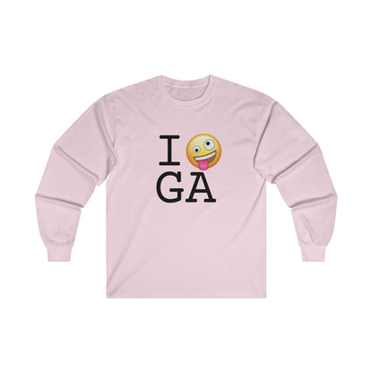 "I'm Crazy about Georgia" Long Sleeve Shirt