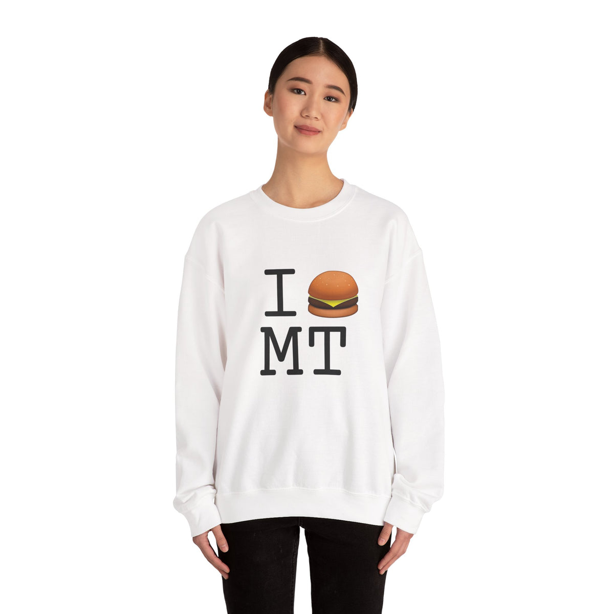 "I Cheeseburger Montana" Sweatshirt