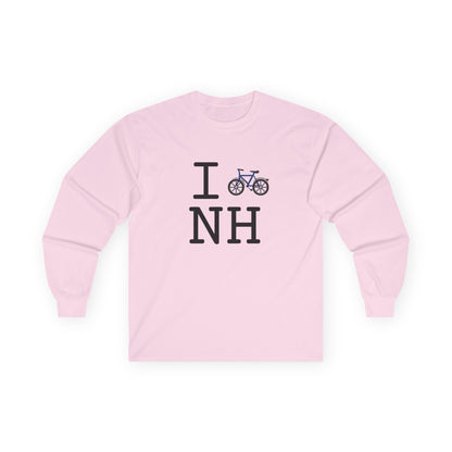"I Bicycle New Hampshire" Long Sleeve Shirt
