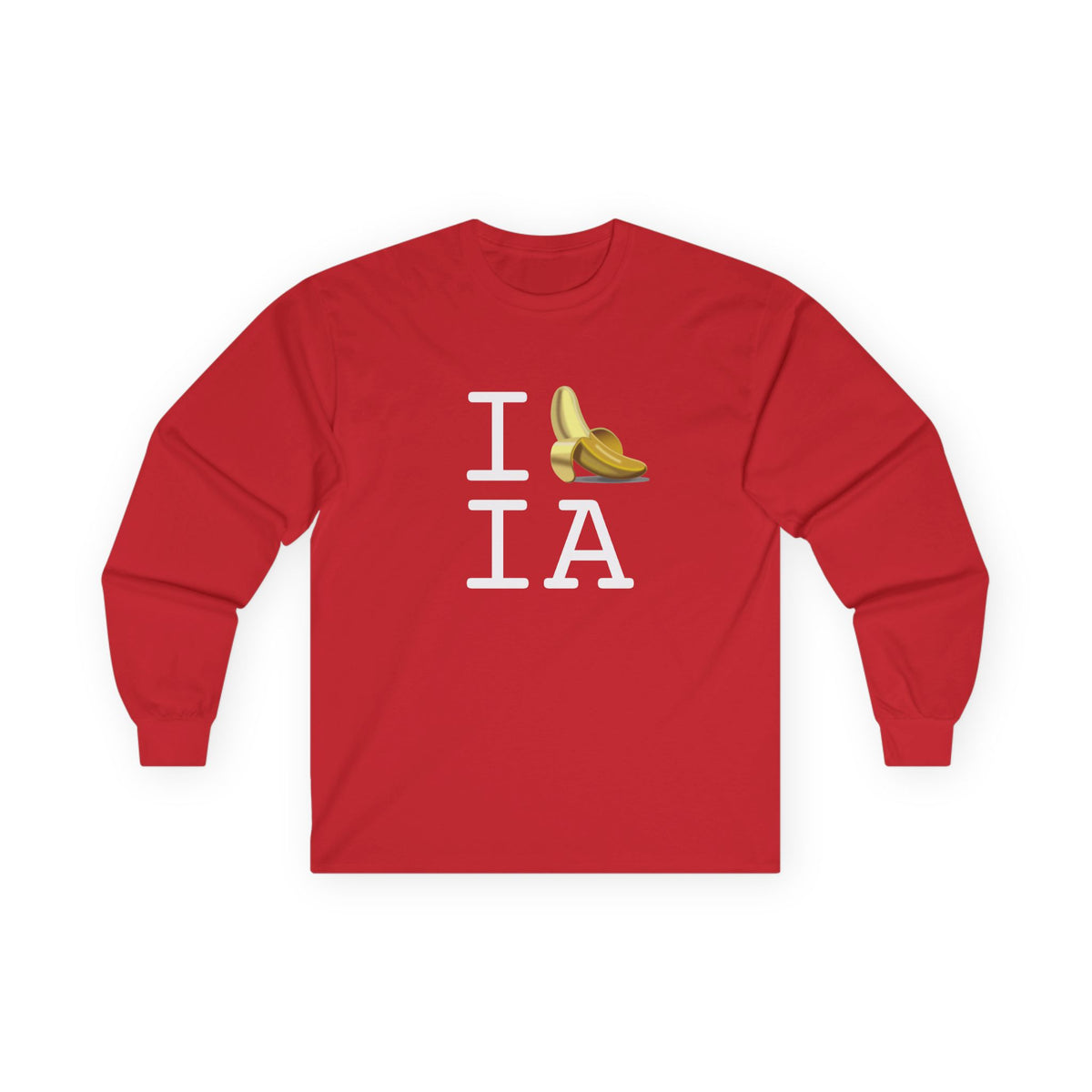 "I'm Bananas about Iowa" Long Sleeve Shirt
