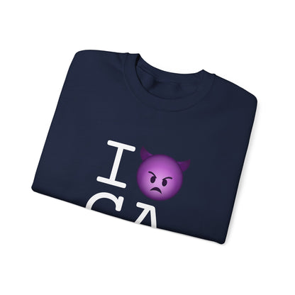 "I'm an Angry Devil about Georgia" Sweatshirt