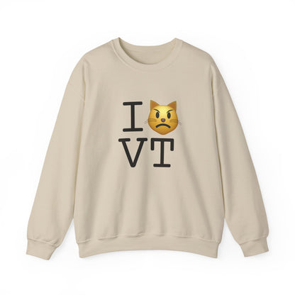 "I'm a Pouting Cat about Vermont" Sweatshirt
