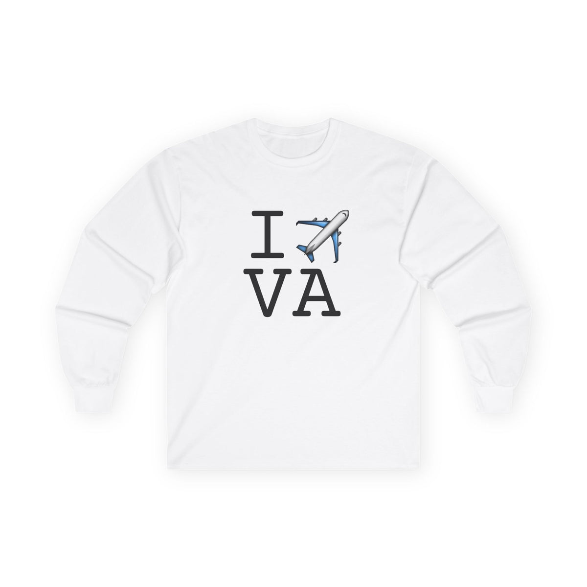 "I Fly Over Virginia" Long Sleeve Shirt