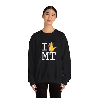 "I Stop (Raised Hand) Montana" Sweatshirt