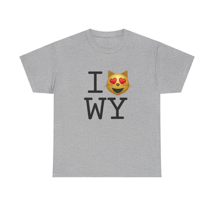 "I'm a Cat that Loves Wyoming" Tee