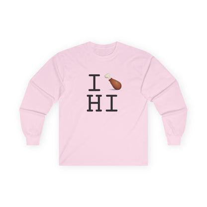"I Chicken Drumstick Hawaii" Long Sleeve Shirt