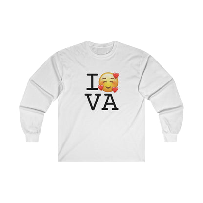 "I Adore Virginia" Long Sleeve Shirt