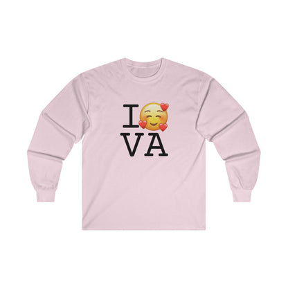 "I Adore Virginia" Long Sleeve Shirt