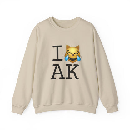 "I'm Laughing like a Cat at Alaska" Sweatshirt