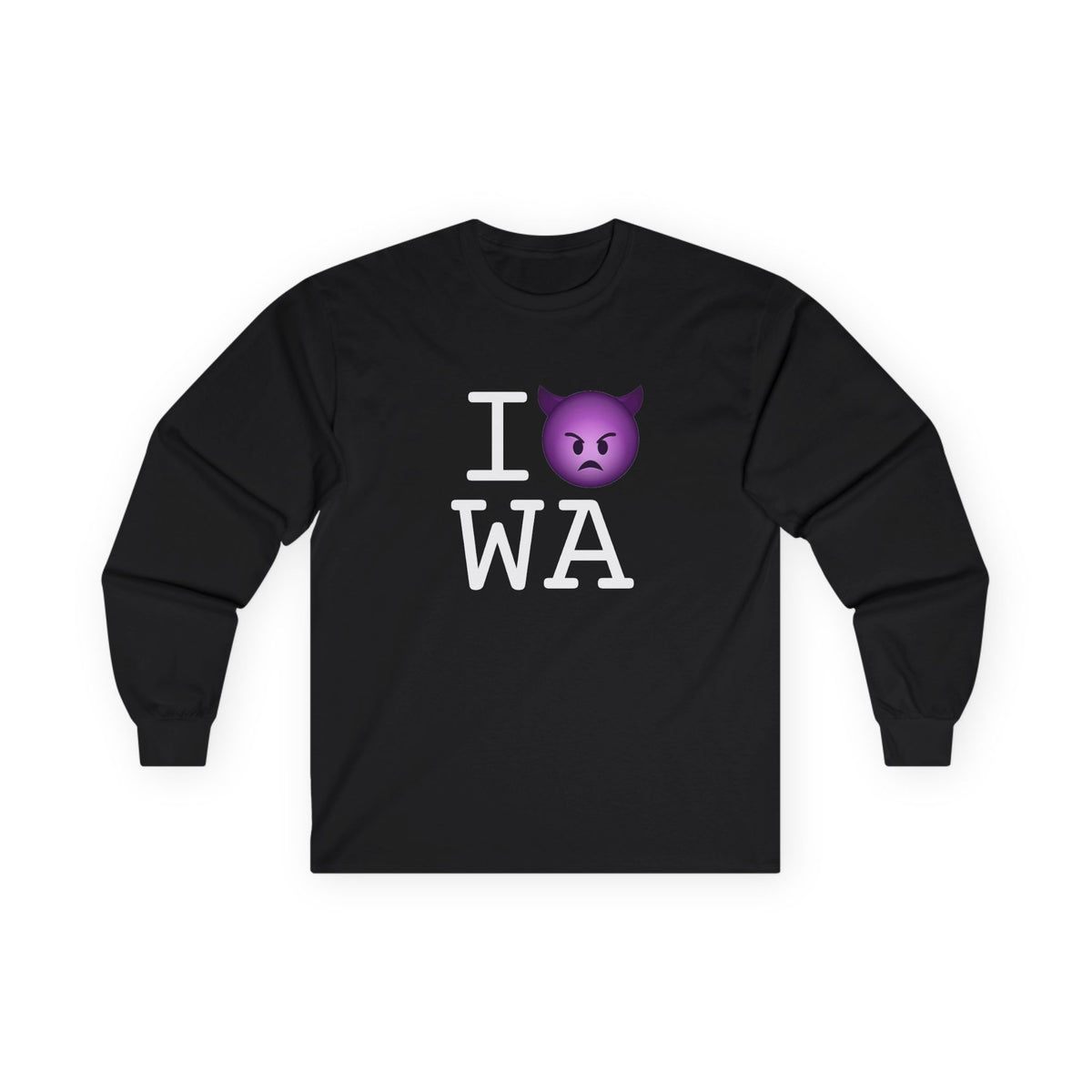 "I'm an Angry Devil about Washington" Long Sleeve Shirt