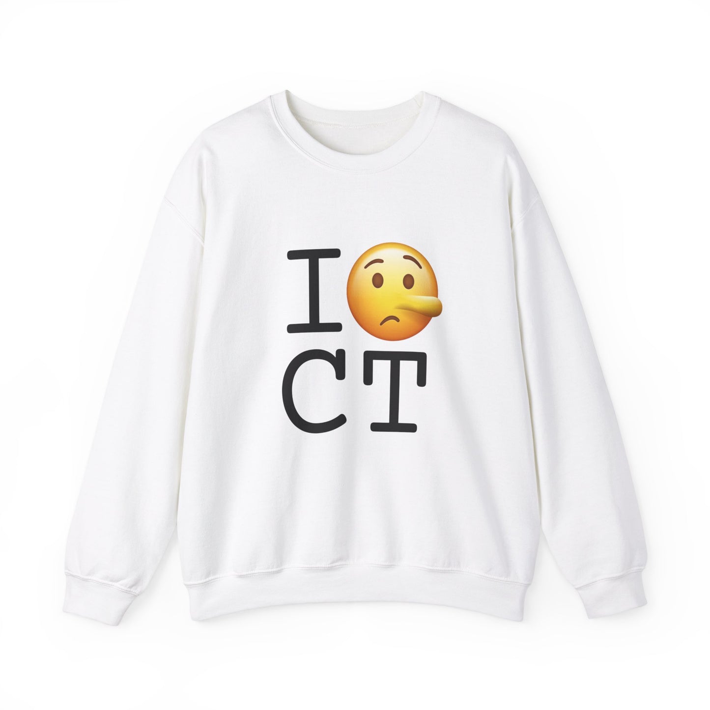 "I Lie about Connecticut" Sweatshirt