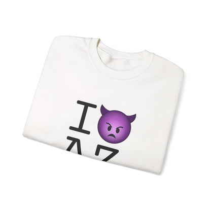 "I'm an Angry Devil about Arizona" Sweatshirt