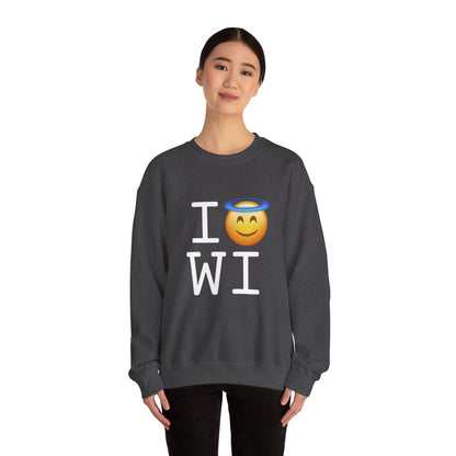 "I'm an Angel in Wisconsin" Sweatshirt