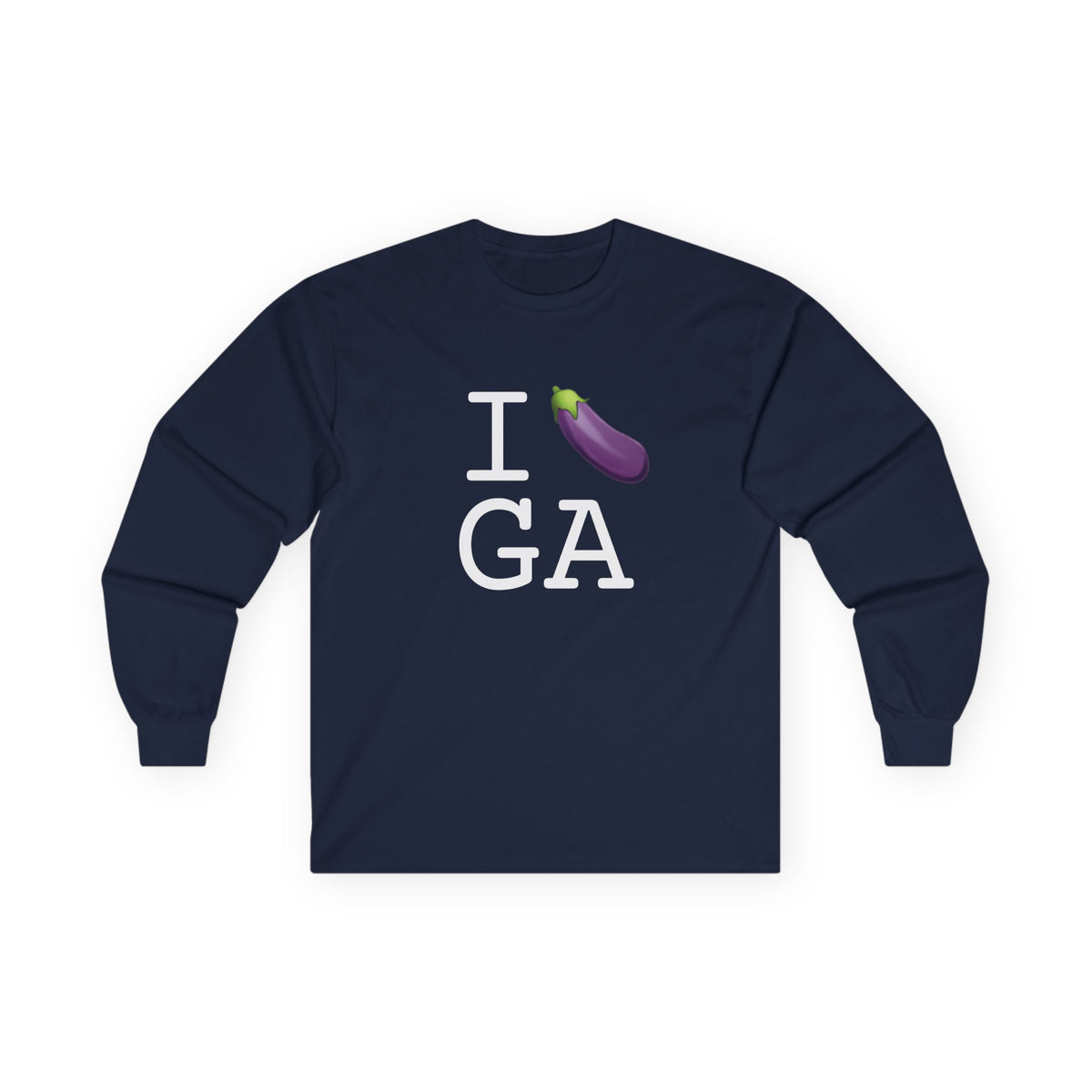 "I Eggplant Georgia" Long Sleeve Shirt