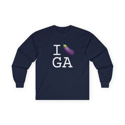 "I Eggplant Georgia" Long Sleeve Shirt
