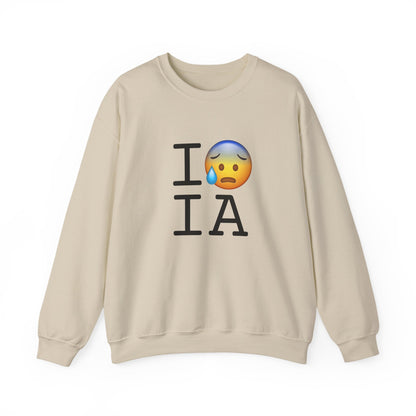 "I'm Anxiously Sweating in Iowa" Sweatshirt