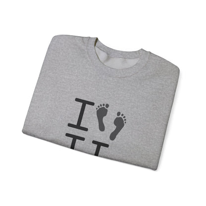 "I leave Footsteps in Illinois" Sweatshirt