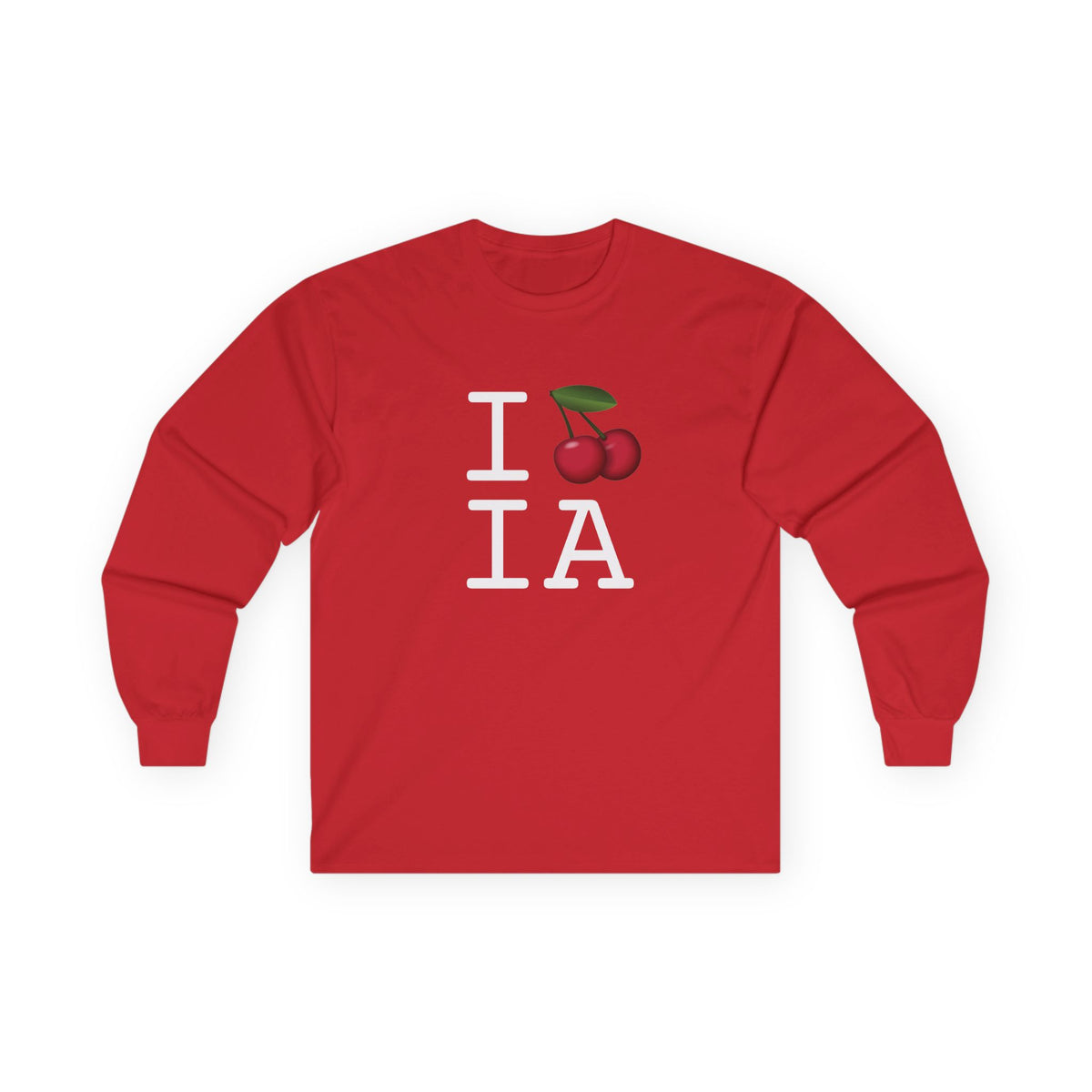 "I Cherry Iowa" Long Sleeve Shirt