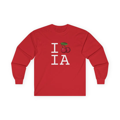"I Cherry Iowa" Long Sleeve Shirt