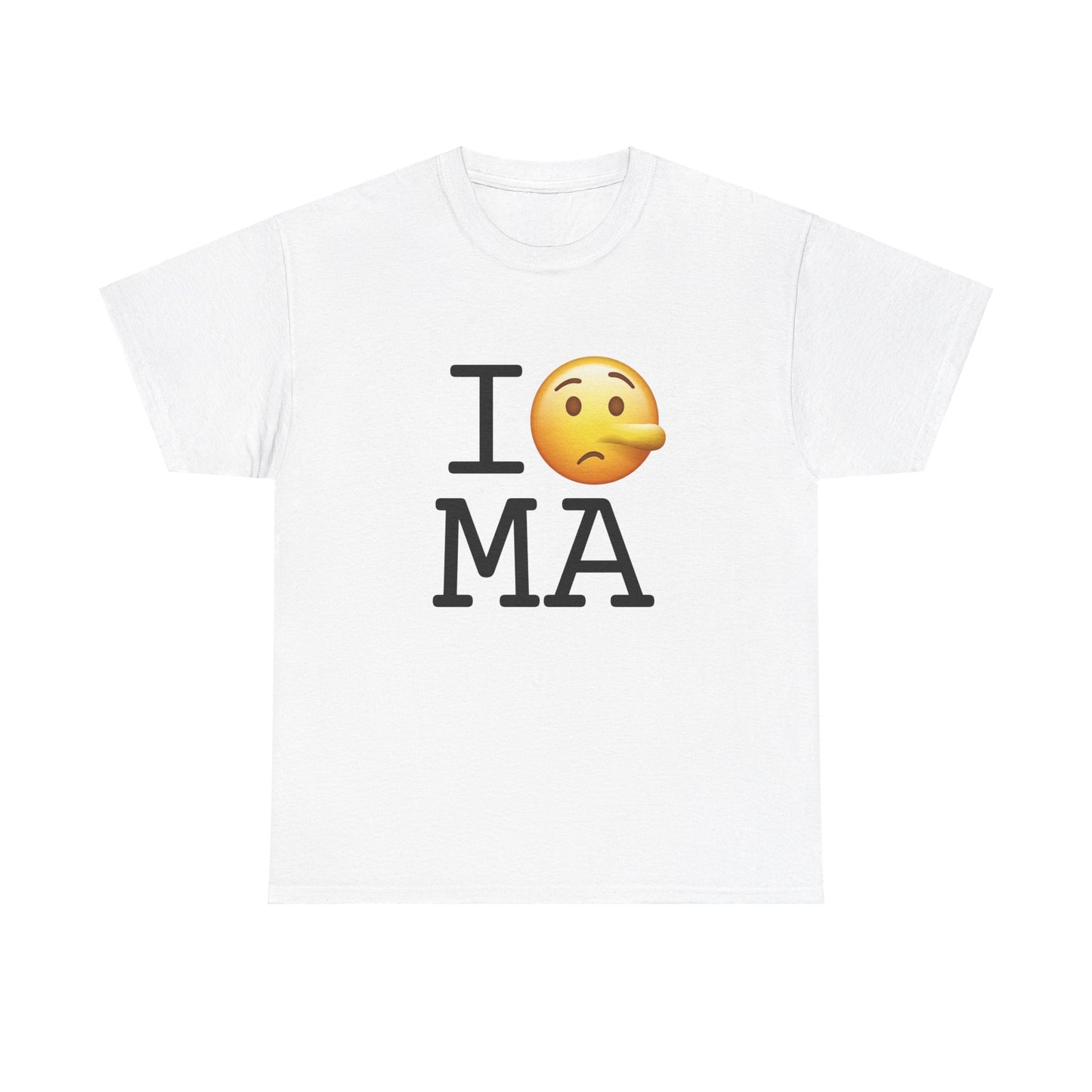 "I Lie about Massachusetts" Tee