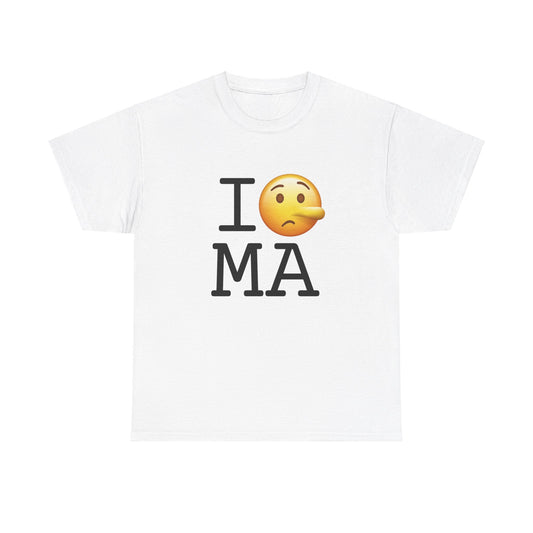 "I Lie about Massachusetts" Tee