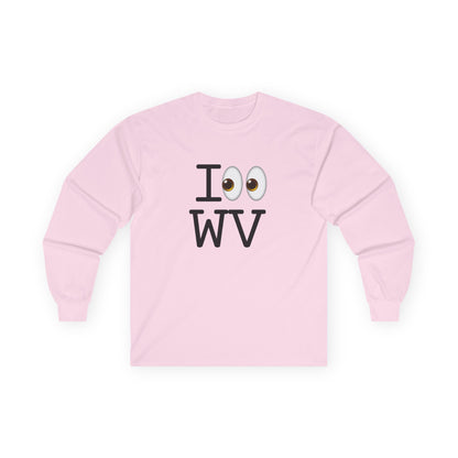 "I Look at West Virginia" Long Sleeve Shirt