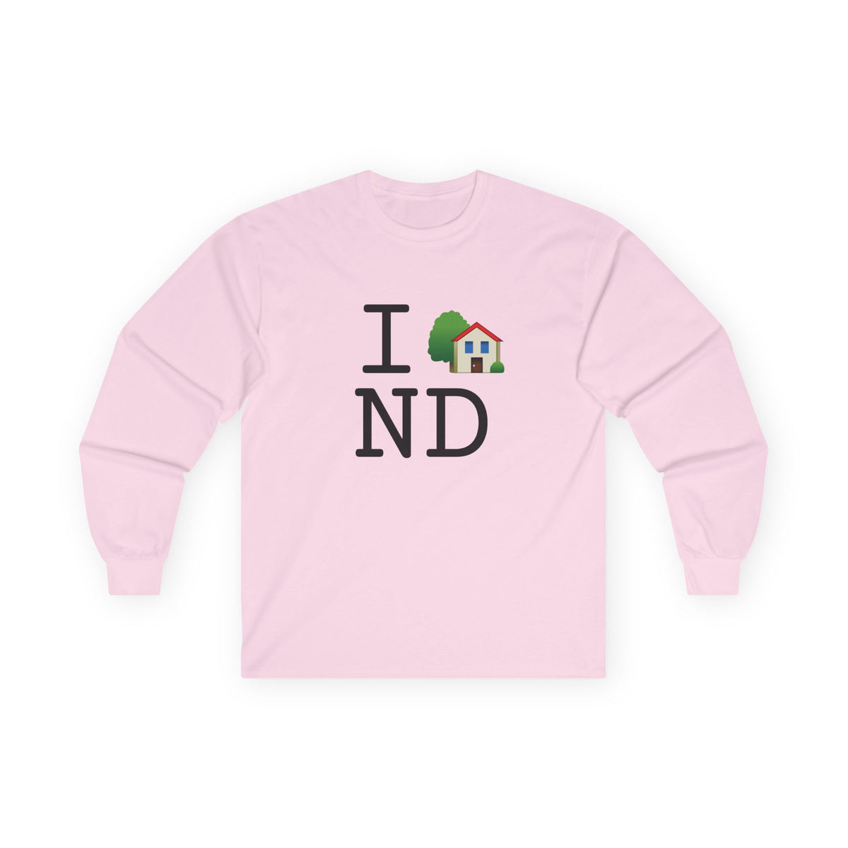 "I'm Home in North Dakota" Long Sleeve Shirt