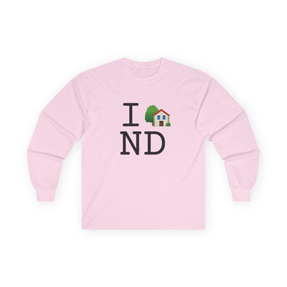 "I'm Home in North Dakota" Long Sleeve Shirt
