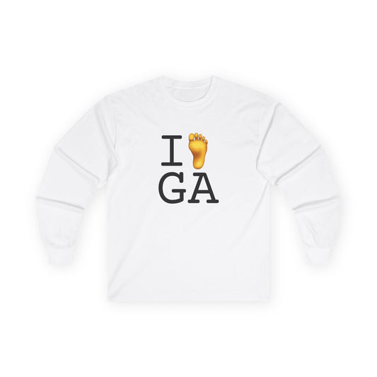 "I Foot Georgia" Long Sleeve Shirt