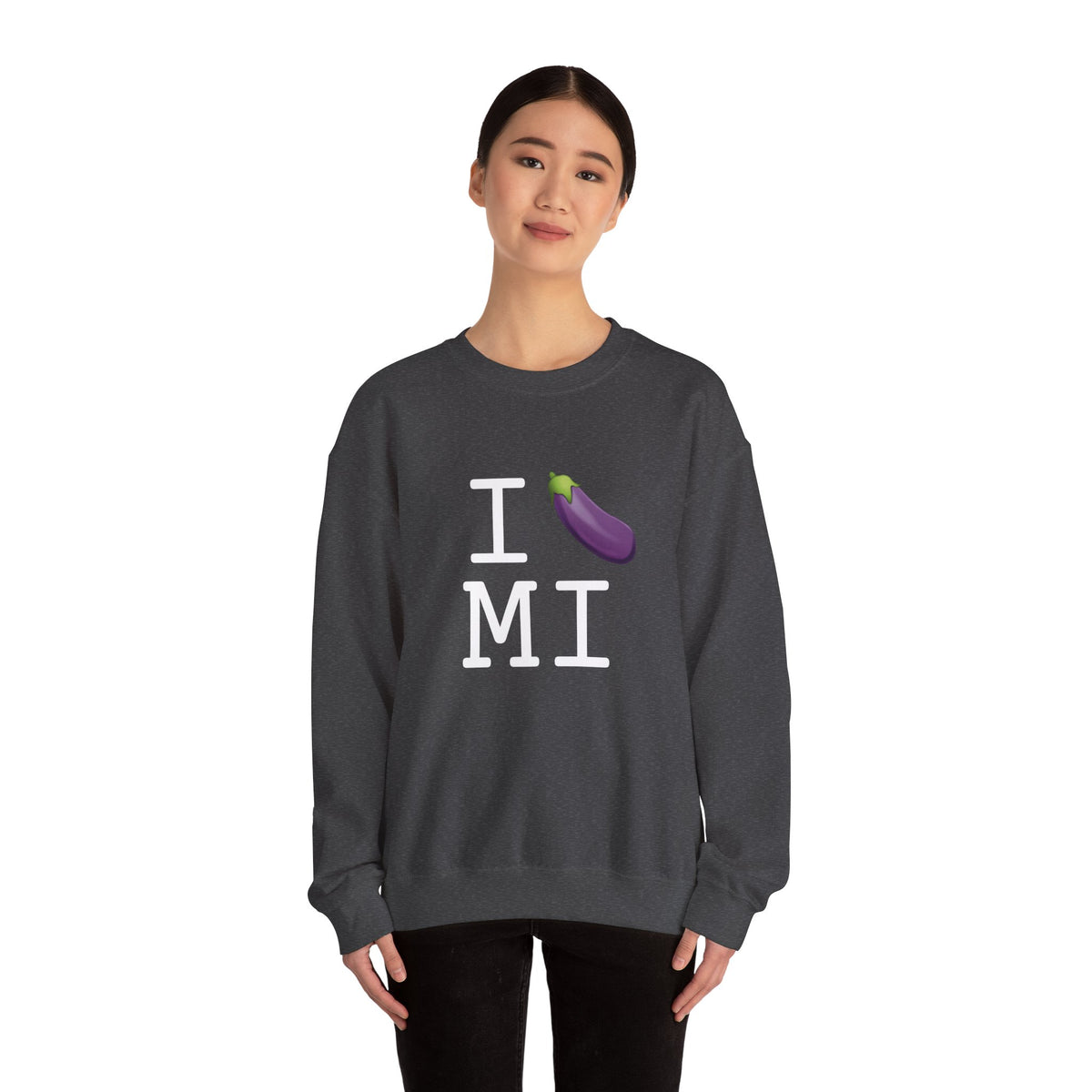"I Eggplant Michigan" Sweatshirt