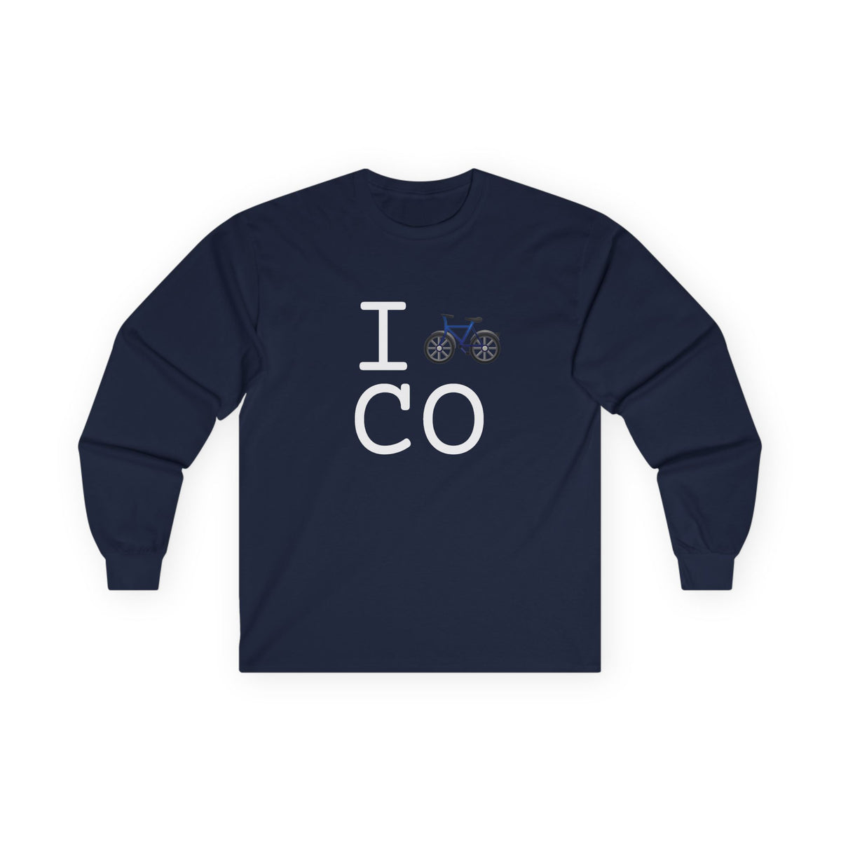 "I Bicycle Colorado" Long Sleeve Shirt