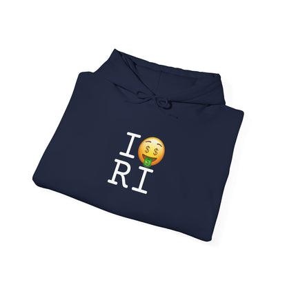 "I Get Rich in Rhode Island" Hoodie