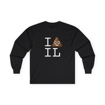 "I Poop in Illinois" Long Sleeve Shirt