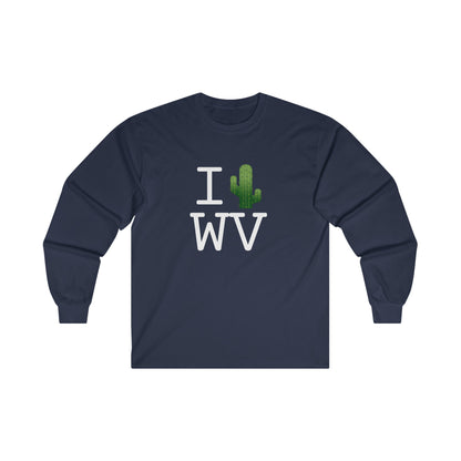 "I Cactus West Virginia" Long Sleeve Shirt