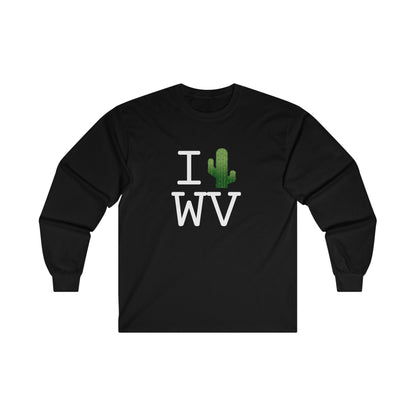 "I Cactus West Virginia" Long Sleeve Shirt