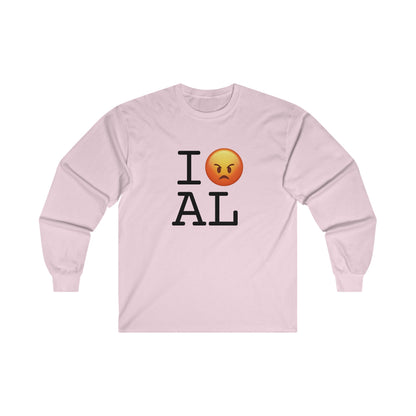 "I'm Angry about Alabama" Long Sleeve Shirt