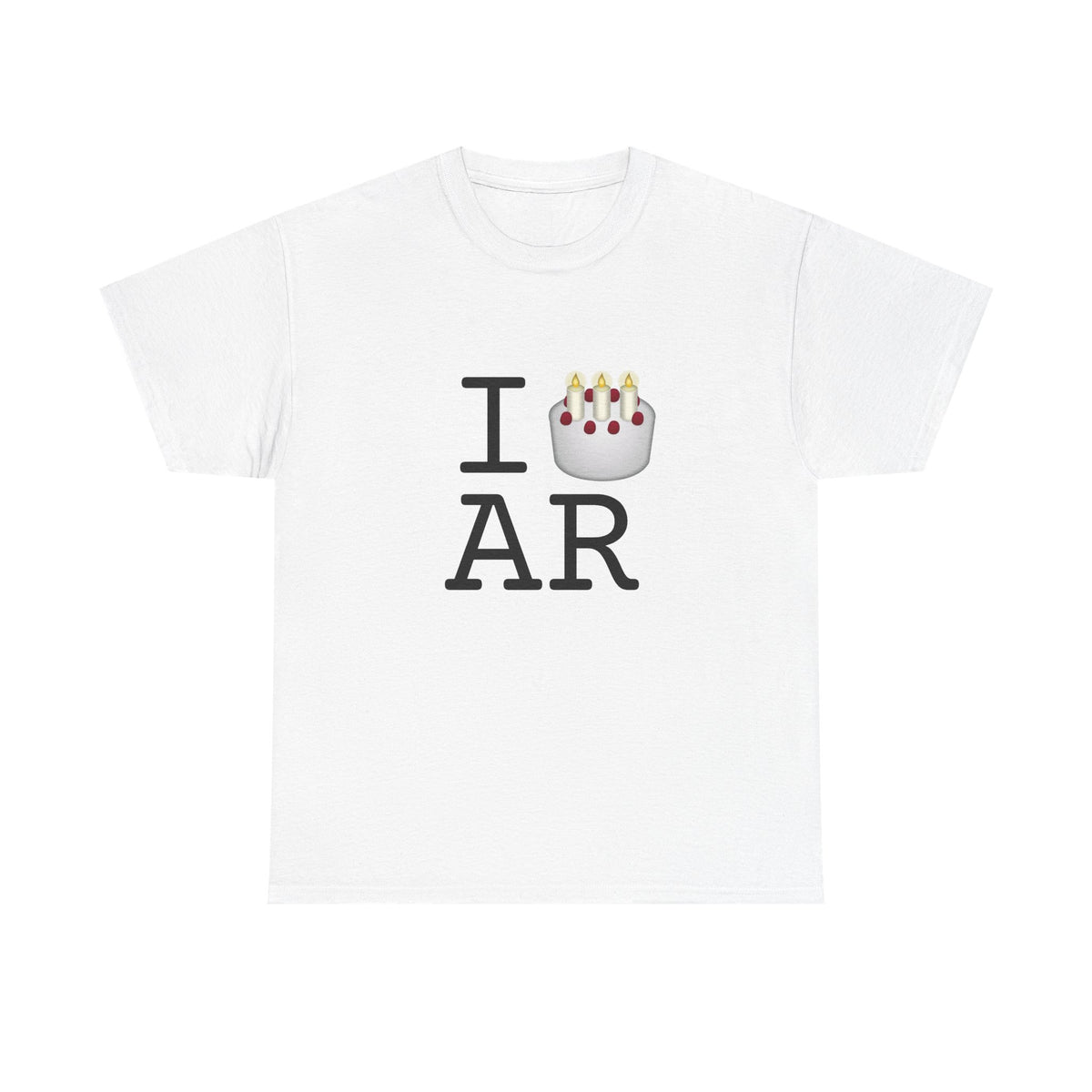 "I Birthday Cake Arkansas" Tee