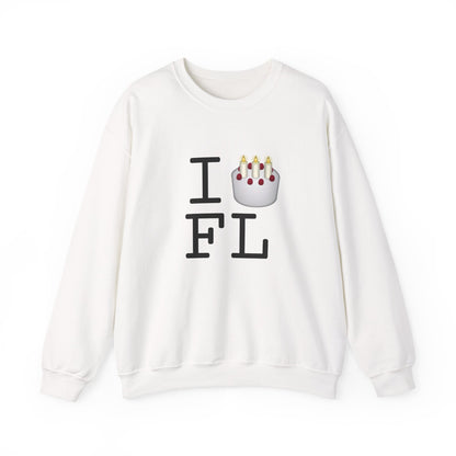 "I Birthday Cake Florida" Sweatshirt