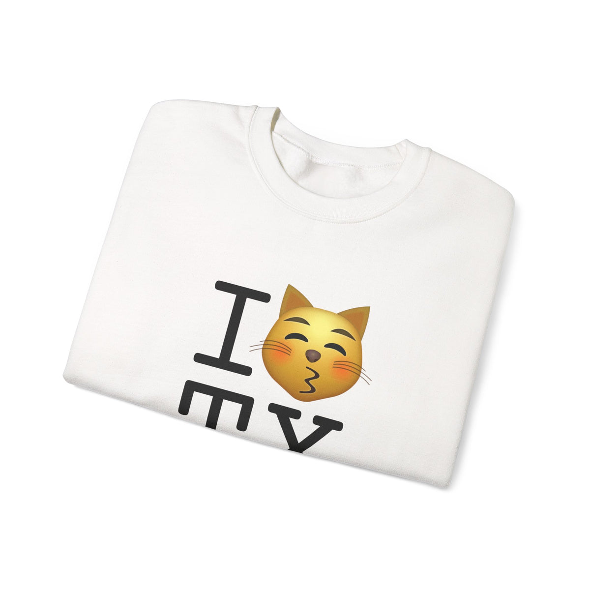 "I'm a Kissing Cat toward Texas" Sweatshirt