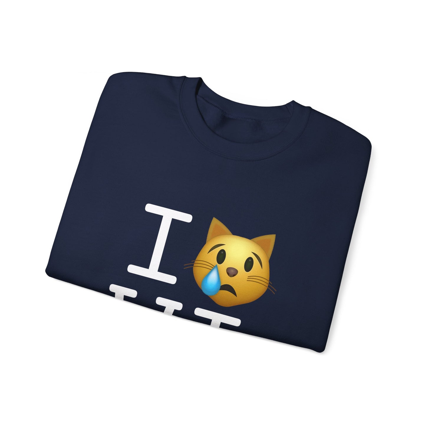 "I'm a Crying Cat about Wisconsin" Sweatshirt